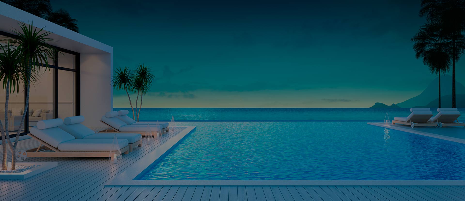 Piscina de borda